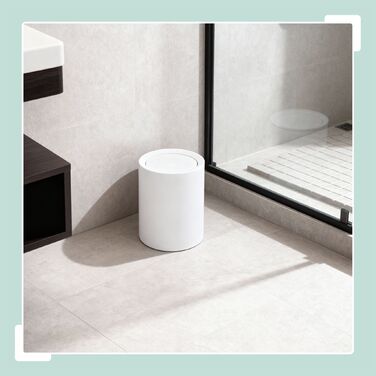 Контейнер для косметики Relaxdays з кришкою-гойдалкою, 6 літрів