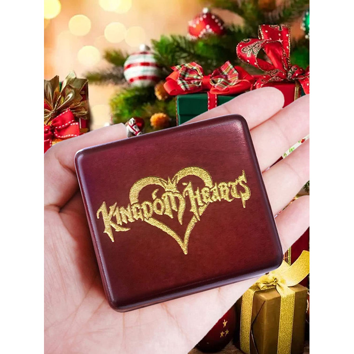 Вінтажна Дерев'яна Музична скринька Sinzyo з гравіюванням, музична шкатулка Kingdom Hearts, музична шкатулка на день народження, Різдво, друзі дітей
