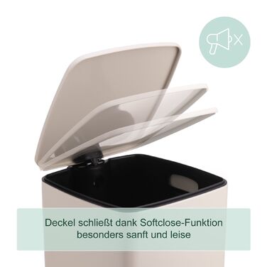 Відро для сміття Relaxdays, 30 літрів