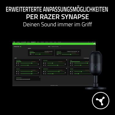 Мікрофон Razer Seiren V3 Mini - компактний USB мікрофон для стрімінгу та запису