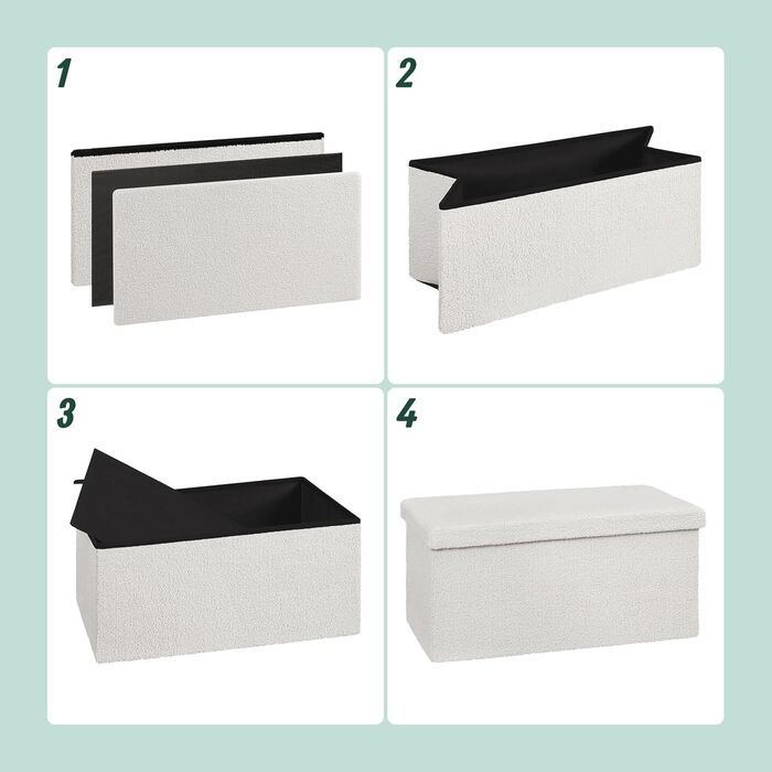 Лавка Relaxdays з місцем для зберігання, 80 літрів