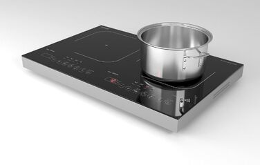 CASO Pro Gourmet 3500 - Двоконфорочна індукційна плитка, max. 3500 Вт, 60-240°C, 12 рівнів потужності, для посуду до 22 см