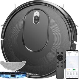 Робот-пилосос Vexilar W7 3-в-1 з вологою, 4000Pa, безщітковий мотор, 120 хв, для тварин, твердих підлог та килимів Робот-пилосос Vexilar W7 3-в-1 з вологою, 4000Pa, безщітковий мотор, 120 хв, для тварин, твердих підлог та килимів