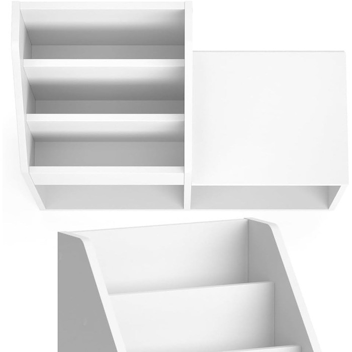 Книжкова шафа Vicco Luigi, біла, 72 x 79 см