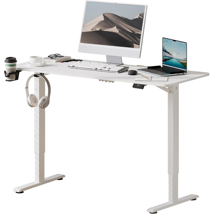 Регульований стіл Sanodesk 110x60 см: електричний, з пам'яттю, ергономічний, для комп'ютера