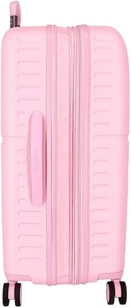 Набір валіз Pepe Jeans Highlight, 55/70 см, ABS-замок, 116 л, 4 колеса, ручна поклажа, світло-рожевий колір
