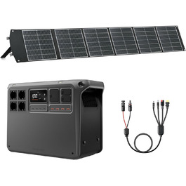 Портативна сонячна електростанція DJI Powerstation 1000W, 512Wh LiFePO4, 4-в-1, 23db, для кемпінгу та автономного життя