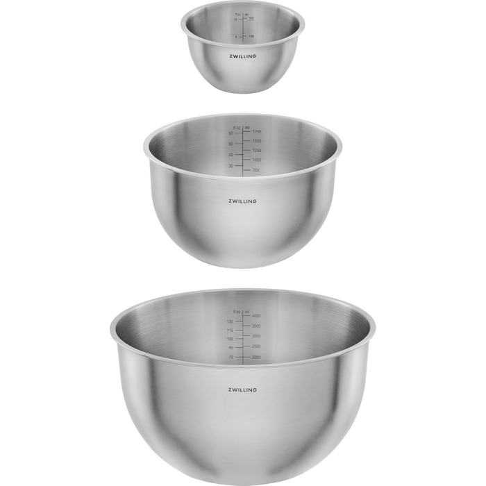 Набір контейнерів ZWILLING Fresh & Save з вакуумним насосом, 9 предметів: нержавіючі чаші M-18 см, L-24 см, пакети, насос