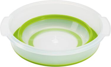 Салатниця-швидкообертач Emsa Turboknopf, 4,5 л, нержавіюча сталь, складана