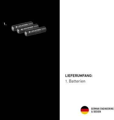 Ліхтарик з сердечником Ledlenser P6, підсвічування за індивідуальним замовленням завдяки вдосконаленій системі фокусування, 90 люмен, 6 годин роботи, надвисока яскравість