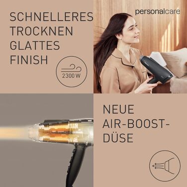 Фен Panasonic EH-NE85-K825 Fast Dry Serie з іонізацією, Air Boost, 2300 Вт, чорний