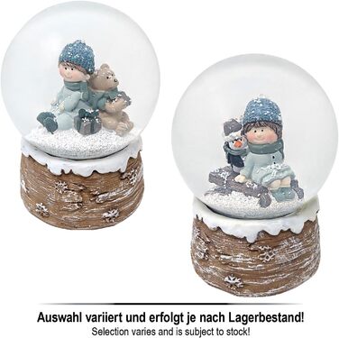 Сніжковий куля Com-Four® – святкова прикраса з блискучим снігопадом! [Асортимент варіюється]