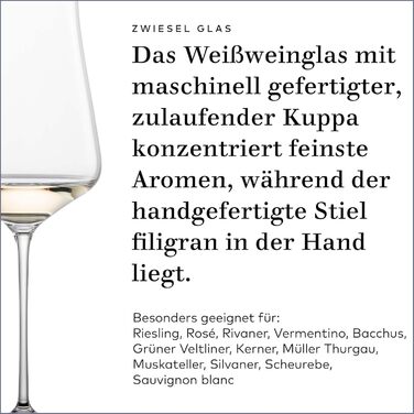 Кельмахи Zwiesel Glas для червоного та білого вина, набір 2 шт. з Tritan-кристалу, стійкі до миття в посудомийній машині