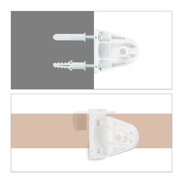 Рулонні штори Relaxdays Thermo Blackout білі