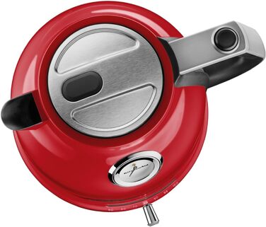 Електричний чайник KitchenAid з регулюванням температури 50-100°C, 1.5L, з фільтром від накипу, нержавіюча сталь (імперський червоний)