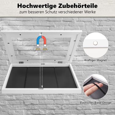 Рамки для дитячих малюнків A4 Kromapolis (2 шт.) з екологічного MDF, дерев'яний колір