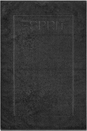 Килимки для ванної ESPRIT Solid / 740 з сірої сталі-60 x 90 (чорний, килимок для ванної 60 x 90 см)
