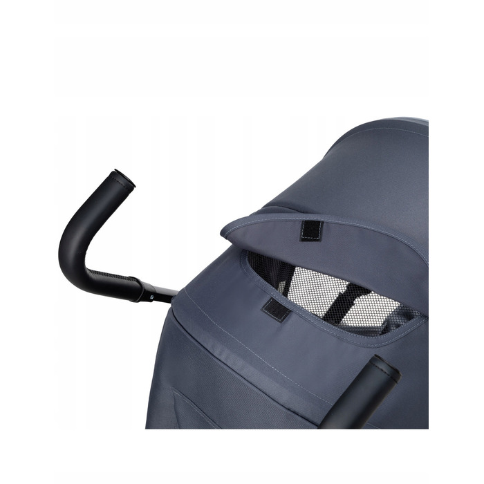 Прогулянкова коляска MoMi AKIRA, сіра, 6,70 кг, з дощовиком та москітною сіткою