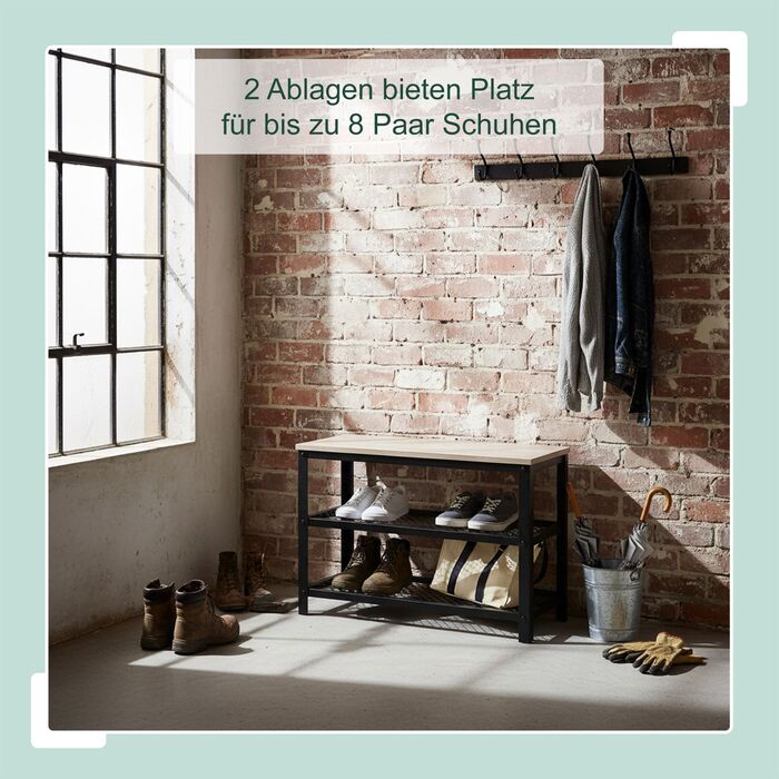 Сховище для взуття Relaxdays з 2 полицями
