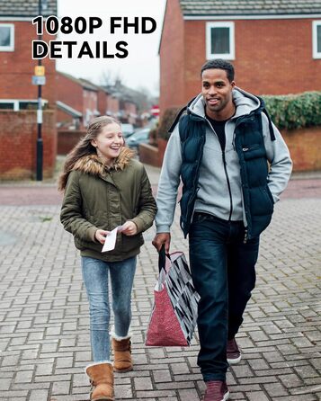 Відеодзвінок CPVAN з Wi-Fi, 2K HD камера, бездротовий, з PIR-датчиком руху, 2-сторонній аудіо, підтримка Alexa, SD-карта та хмарне сховище