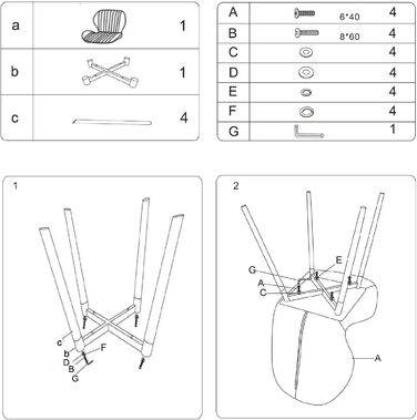 Набір з 2-х м'яких крісел для вітальні, кухні та їдальні CangLong, зелені, з масивними дерев'яними ніжками