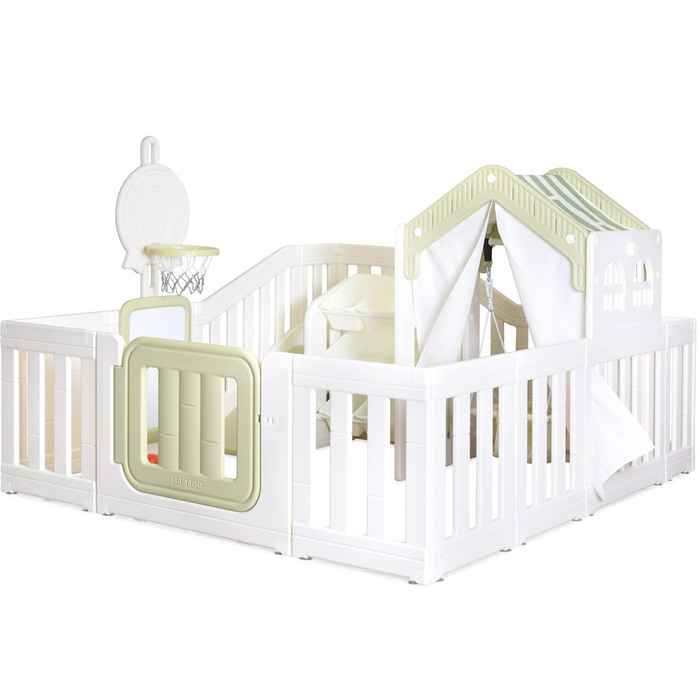 Дитячий ігровий комплекс Mealux Tiana White / Green (арт. KD-C013 White/Green)