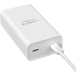 Вт 2-портовий швидкий зарядний пристрій USB-C зі світлодіодним дисплеєм, звуковим сигналом, сумісний з iPhone, 10000mAh Power Bank 36