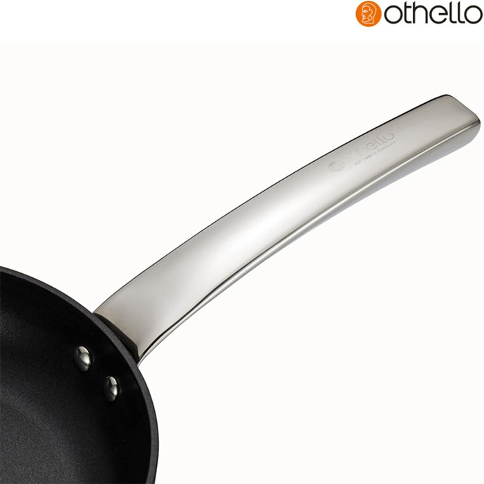 Сковорода Othello Ø 28 см міцне тефлонове антипригарне покриття для всіх типів варильних поверхонь кругла алюмінієва сковорода з ручкою з нержавіючої сталі ідеально підходить для смаження з меншою кількістю жиру