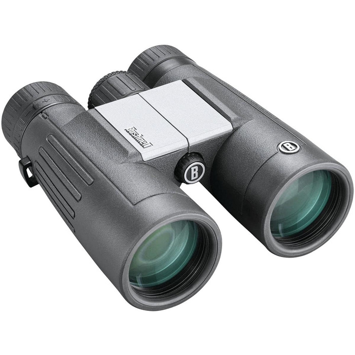 Бінокль Bushnell Powerview 2 10x42, дахова призма, алюмінієвий корпус, багатошарове покриття, гумове армування, для спостереження за птахами, туризму, спорту, PWV1042