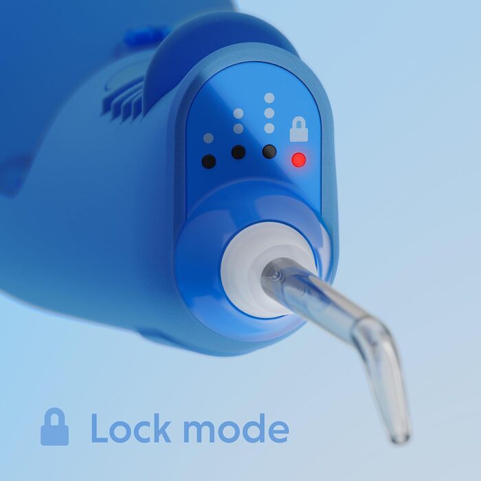 Іригатор Ordo Munddusche бездротовий з 3 режимами, портативний для подорожей, перезаряджається, водонепроникний IPX7, рекомендований стоматологами (Арктично-блакитний)