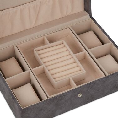 Скринька для прикрас Relaxdays з імітацією шкіри