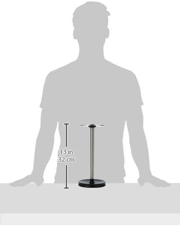 Тримач для паперових рушників WMF Depot вертикальний, 32 см, нержавіюча сталь Cromargan, з силіконовими ніжками, підходить для посудомийки