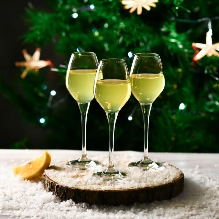 Набір келихів для шампанського KROSNO Champagnergläser Set (6 шт.) | 210 мл | Колекція Splendour | Крістал, без свинцю | Елегантний дизайн з високою ніжкою | Для шампанського, просекко та святкових випадків