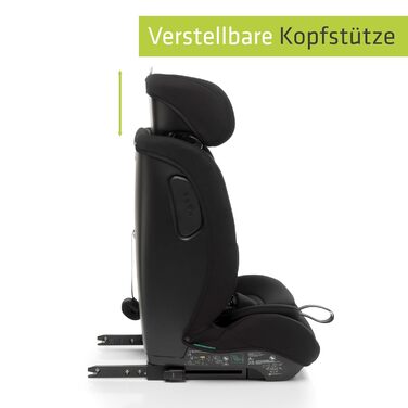 Автокрісло 4BABY Go-Fix I-Size (76-150 см) з Isofix, чорне