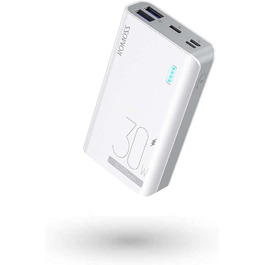 Повербанк ROMOSS Sense 4S Pro 10000mAh, швидка зарядка 30 Вт, компактна батарея для смартфонів та планшетів