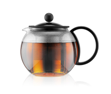 Заварочний чайник з пресом Bodum Assam 1812-01 0,5 л прозоро-чорний