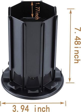 Тримач для капсул кави Bagoo для Nespresso з поворотним механізмом на 360° та додатковим відсіком для капсул (40+)