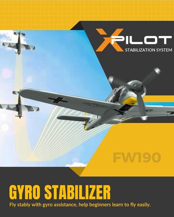 Літак на радіокеруванні VolantexRC 761-5 P-51 Mustang RTF (Готовий до польоту) з Xpilot стабілізацією, для початківців, 4-канальний