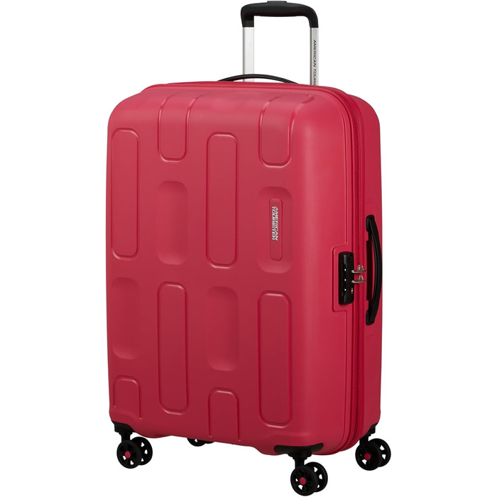 Валіза American Tourister Ellipso Spinner L, 79см, 104л, жовтий (банановий крем), троянда (рожевий спалах), M (68см, 64л)