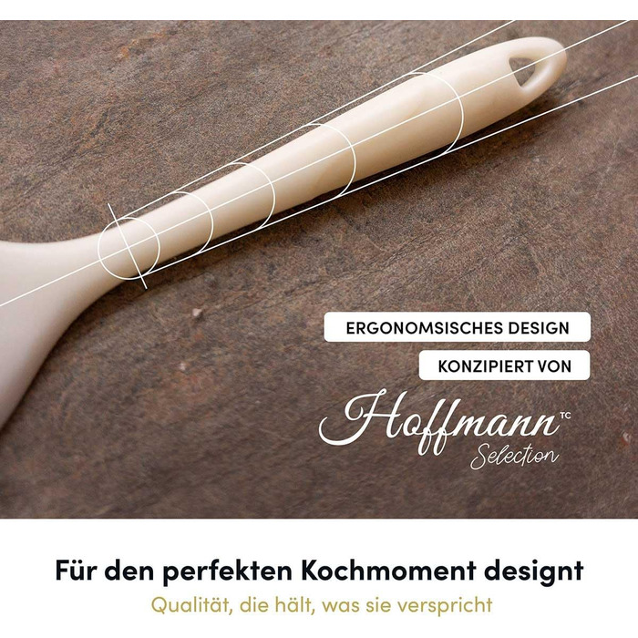 Набір кухонних аксесуарів Hoffmann Küchenhelfer-Set (5 предметів), антрацит, силікон-сталевий сердечник