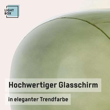 Лайтбокс вінтажний підвісний світильник, скляний абажур, Ø 30 см, регульований по висоті, E27, зелений