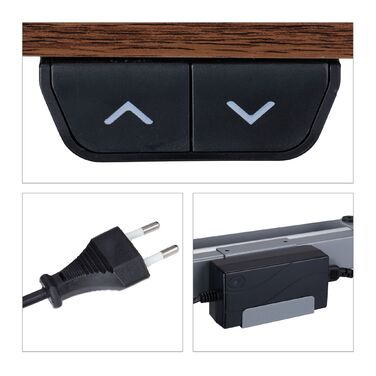 Регульована по висоті стільниця Relaxdays