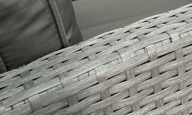 Комплект садових меблів із техноротанга MTG Trade Group, сірий, 7 предметів