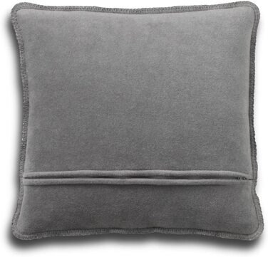 Наволочка для подушки Uni-Doubleface розміром 50x50 см (50 см, графіт)