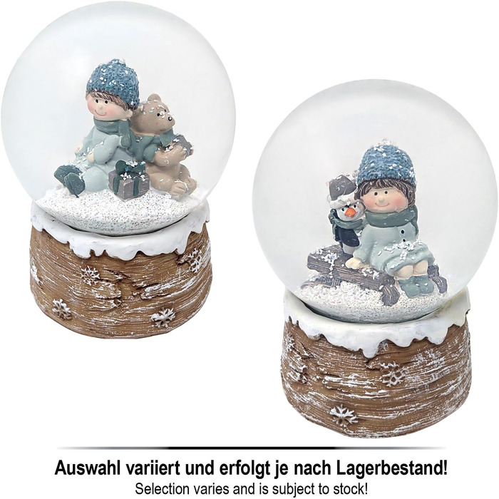 Сніжковий куля Com-Four® – святкова прикраса з блискучим снігопадом! [Асортимент варіюється]