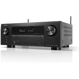 Ресивер Denon AVR-X2800H 7.2, Dolby Atmos, DTSX, 8K HDMI, Bluetooth, WLAN, AirPlay 2, Alexa, чорний