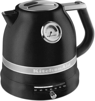 Електричний чайник KitchenAid з регулюванням температури 50-100°C, 1,5L, нержавіюча сталь (Empire)