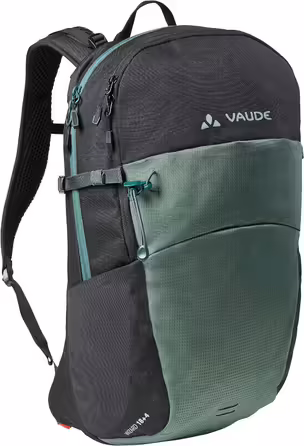Рюкзак VAUDE Wizard 18+4 літрів унісекс, чорний/зелений, для туризму та міста
