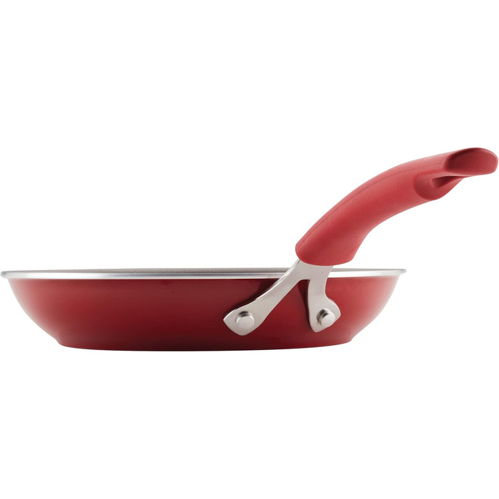 Набір посуду Rachael Ray Cook + Create з антипригарним покриттям, 10 предметів, Agave (червоний)
