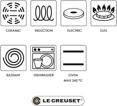 Каструля Le Creuset Signature з кришкою та ручкою, нержавіюча сталь, 1.9 л (3.8 л)